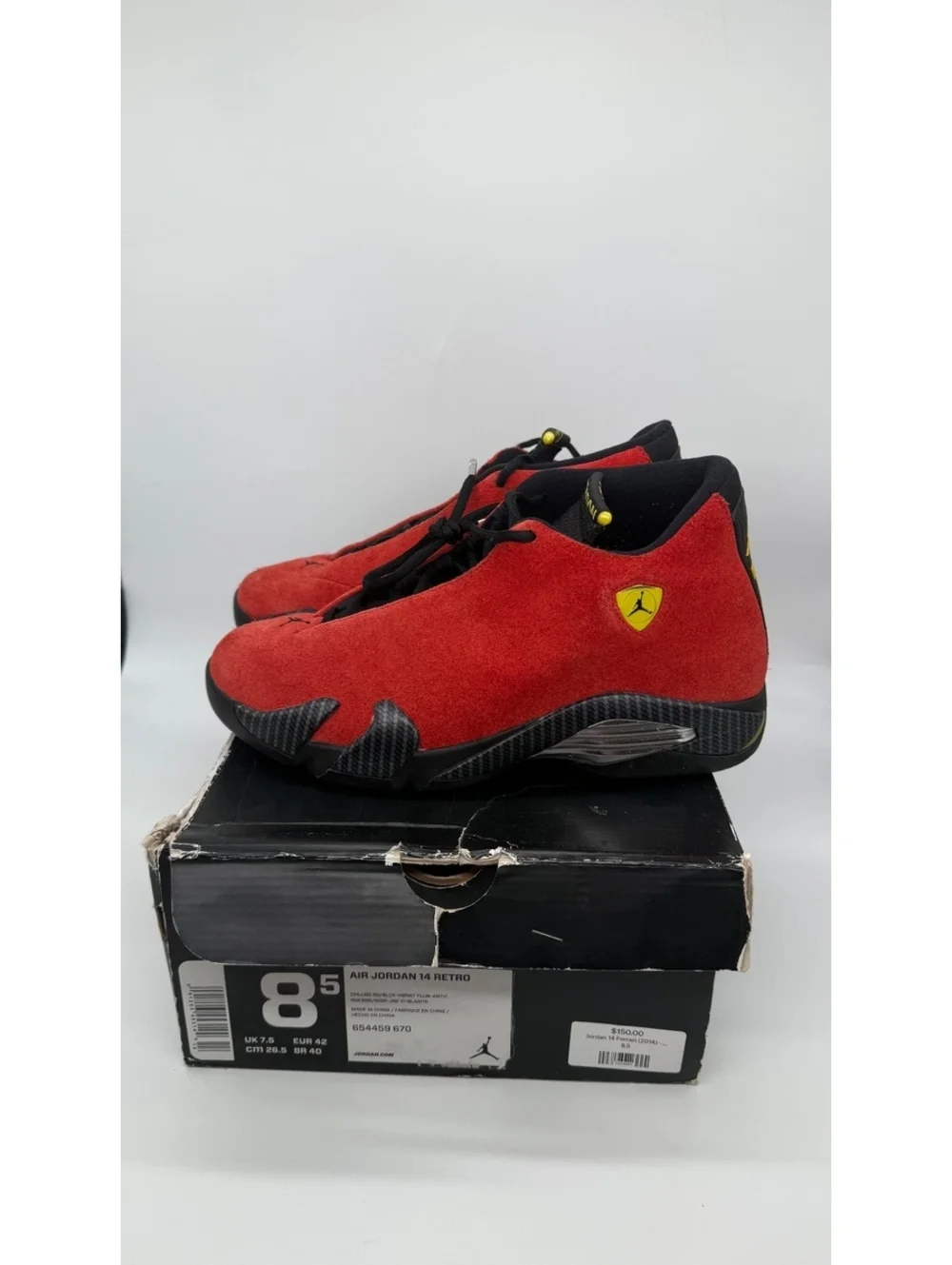 Jordan Brand Air Jordan 14 Retro Ferrari Size 8.5